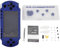 fasient Full Housing Case Cover Kit für PSP 1000, Ersatz für Gehäusedeckel Full Shell Housing Set mit Buttons Kit für PSP 1000 Replacement Shell(Blau)