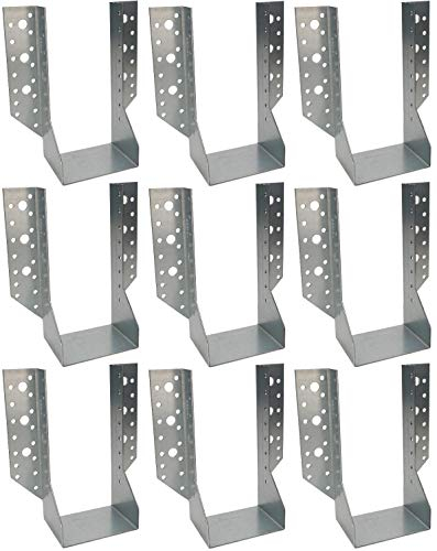 KOTARBAU® Lot de 10 connecteurs de poutres pour poutres en bois - Pour construction extérieure - Type A - 100 mm