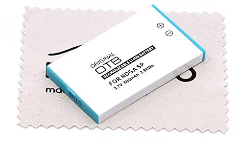 Ersatz Akku passend für Nintendo Gameboy Advance SP Spielkonsole Akku OTB mit mungoo Displayputztuch