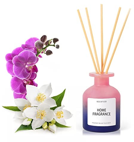 SCENTORINI Diffusore per Ambiente 100ml con 6 Bastoncini di diffusore a Lamella Diffusore Profumato Fragranza a Lunga Durata, Deodorante per Ambienti con Sogno di Notte di Mezza Estate