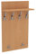 AKKE 100x60 | MAXI Garderobenpaneel Wandgarderobe Garderobe Wandpaneel Kleiderstange CHROM | BAYERISCHE BUCHE