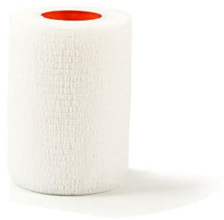 First Aid 4 Sport Latex Free Cohesive Bandage - 2.5cm x 4.5m White - 1 Roll