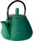 Suinga Teiera Giapponese in ghisa (verde - 0,8 litri)