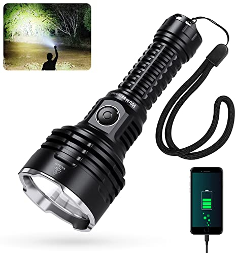 Wurkkos TS30S PRO Linterna LED 6000 lúmenes, SBT90.2 LED Linterna extremadamente brillante USB recargable con Anduril 2.0 UI, linterna con alto lumen, rango de 1086 M, IP68 impermeable