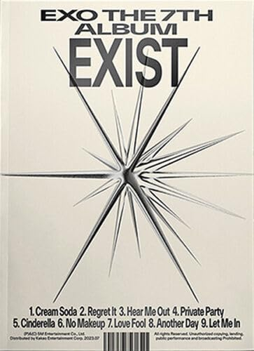 (PHOTO BOOK) EXO EXIST The 7th Album ( E Ver. + First Press Folded Poster ) K-POP SEALED