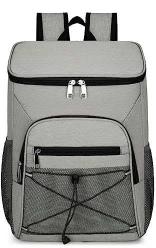 Mochila refrigeradora de 25 l, impermeable, bolsa isotérmica, grande, portátil, ligera, para playa, viajes, camping, almuerzo, playa, camping, barbacoa