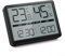 CHEREEKI Room Thermometer Hygrometer, Digital Thermometer Indoor with Clock, Temperature and Humidity Monitor for Home, Baby Room, Greenhouse and Office
