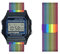 HAZARA Armband Kompatibel für Casio F-91W|F-91WG - Metall Mesh Gewebte Edelstahl Solo Loop Ersatzarmband - Uhrenarmband für Casio F-91W|F-91WG (11,F-91W)