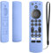 kwmobile Hülle Fernbedienung kompatibel mit Toshiba and Insignia NS-RCFNA-21, CT-RC1US-21, CT95018 / Fire TV Hülle - Silikon Case für TV Zubehör in Hellblau