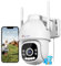 ctronics 2.5K 4MP 3G/4G LTE Cellular Security Camera with Sim Card, 2560×1440P PTZ IP CCTV Surveillance Camera Outdoor, Human Detection, Auto Tracking, Color Night Vision, Two-way Audio, IP66, White