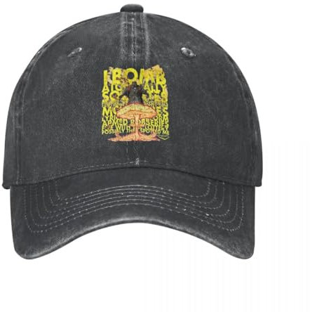 Baseballkappe Unisex und modisch Clan Tangs Wu Männer Frauen Baseballkappe Hip Hop Rap Distressed Denim Gewaschene Hüte Mütze Lässige Outdoor-Aktivitäten Kopfbedeckung Sport Outdoor-Geschenke