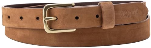 Levi's Herren Men's New Narrow Normal Buckle Belt, TAN, 100