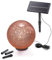 Esotec LED Solarkugel Magic Stars, D=20cm, Sterne Projektion, Farbe Kupfer, Akku, USB Ladekabel, 60 LEDs, Bodenleuchte, Dekoleuchte, Solarleuchte, Kugelleuchte, außen, wetterfest, Winterfest, 103011