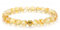 Echtes Citrin Edelstein Armband mit 6mm Perlen - verschiedene Längen - Heilstein Schutzstein Talisman Glücksbringer Geschenk (Citrin, 22CM)