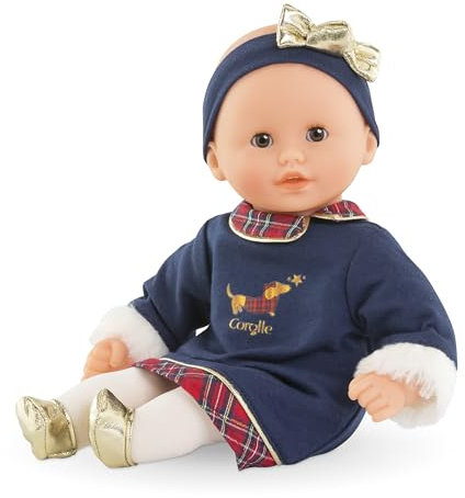 Corolle - Mon Premier Poupon, Bébé Calin Margaux, en Fêtes, 30cm, dès 18mois, 9000100850