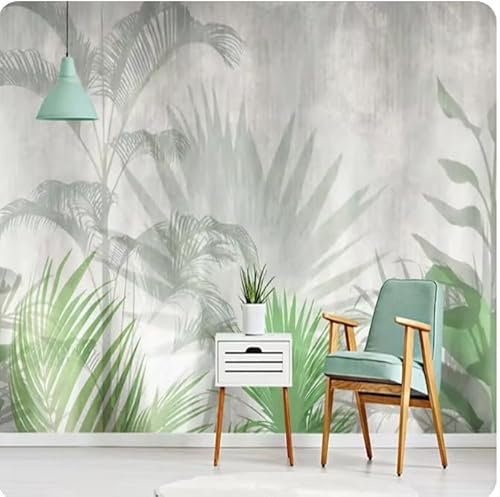 vsdhlsidgl 3D-Tapete, Wandbild, Blatt, Baum, Muster, Tapete für Wohnzimmer, Schlafzimmer, Heimdekoration, Papiere, 3D, 430 x 300 cm