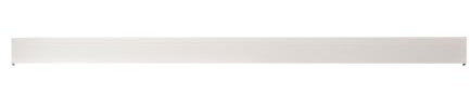 Système Porte Coulissante avec Cache Rail Seul – Rail Discret avec Bandeau Prêt à Peindre : Blanc– Rail Coulissant Porte Esthétique et Invisible