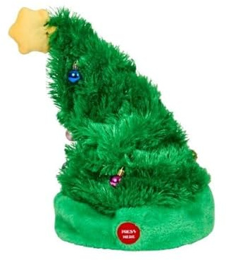 Smart Garden Products Three Kings Christmas Range - Animatronic Dancing Chrsitmas Tree Happy Hat (35 x 20cm)