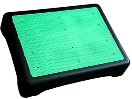 Milageto Verstellbarer Tritthocker für Erwachsene, und Senioren, Tritthocker mit 200 kg Tragkraft, rutschfeste Trittplattform, Treppenhilfe für