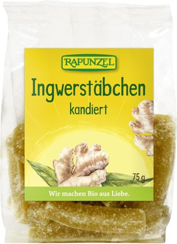 Ingwerstäbchen kandiert