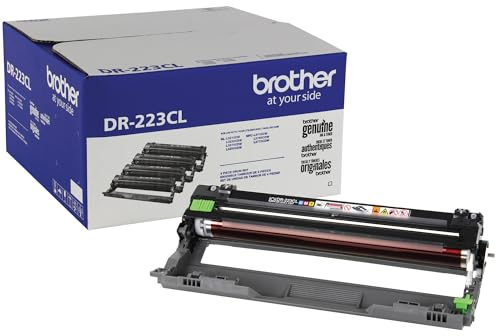 Brother Genuine -Drum Unit, DR223CL, Seamless Integration, Yields Up to 18,000 Pages,Black