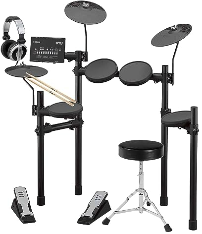 Yamaha DTX402K Compact E-Drum Kit (Set inkl. Hocker, Kopfhörer und Sticks)