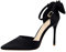 Minetom Damen High Heels Sandalen Nieten Rivets Kleid-Partei Pumps Schwarz 38 EU