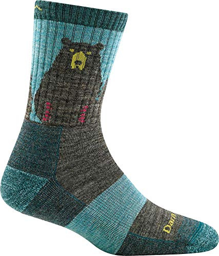 Darn Tough Vermont Women's Bear Town Micro Crew Lightweight With Cushion Socks (pack of 1)