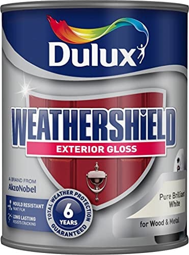 STX_447511 Dulux Weathershield Exterior Gloss 750ml Pure Brilliant White ()