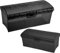 Toastbox Brotdose SCHWARZ transparent Toastbrotbox Toast Brotkasten Brotdose Brotbehälter für kleine und große Sandwich Brotbox