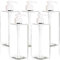Youngever 5 Pack 500ML Plastic Pump Bottles, Clear Refillable Plastic Pump Bottles for Dispensing Lotions, Shampoos,