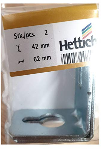 Hettich Schrankaufhänger 2 Stück - 62 mm x 42 mm