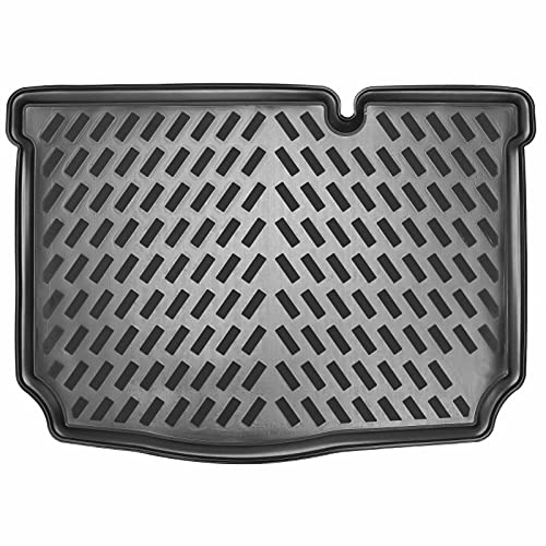 ELMASLINE Bandeja de maletero 3D para Ford Fiesta 7 2017-2025 (suelo de carga estándar) no se adapta a modelos con suelo de carga variable | Accesorios para maletero
