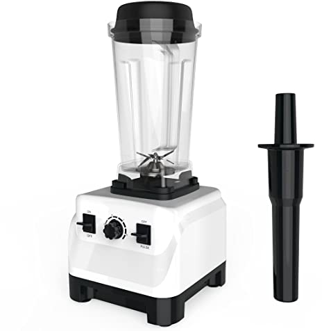 Huntertall Kitchen 1500W Blender Mixer - 10 Speed Control, 2L BPA-Free Jug Blender with 6 Stainless Steel Blades, Pulse Function for Smoothies, Shakes, Juices, Ice