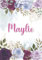 Maylie: Carnet de notes A5 | Prénom personnalisé Maylie | Cadeau d'anniversaire pour fille, femme, maman, copine, sœur ... | Décoration florale | 120 pages lignée, Petit Format A5 (14.8 x 21 cm)