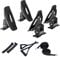 Best Marine and Outdoors Kayak Roof Rack Saddles, Universal Carrier Cradles for Kayaks & Canoes, Rooftop Mounts for Cars, Trucks & SUV Crossbars and Rails, Car Top Mount Accessories