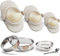MUMSUNG Ensemble de moules à raviolis avec emporte-pièce, ensemble de moules à raviolis pour Pierogi, Pastelitos, Calzone, Turnovers, Dumpling chinois, blanc, 3 tailles (10,2 cm + 7,6 cm + 6,6 cm)