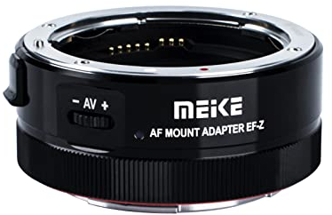 Meike MK-EFTZ-B Autofokus-Adapter für Canon EF/EF-S Objektive auf Nikon Z-Serie Kameras Z5 Z6 Z7 Z50 Z6II Z7II