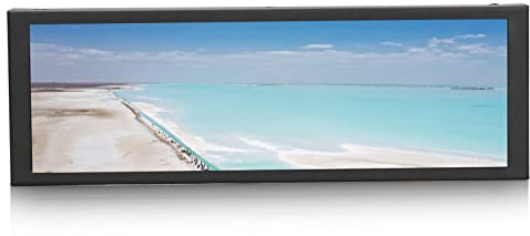 Stretched Bar LCD Display PC Case Under Screen Open Face 60Hz DC 5V Computer 3A Basic Type