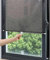 Estor enrollable con ventosa, no requiere taladrar, pantalla de privacidad portátil, para balcón, ventana, ventana, ventana, calcomanías transparentes incluidas (puntos de malla negra (paquete de 2),