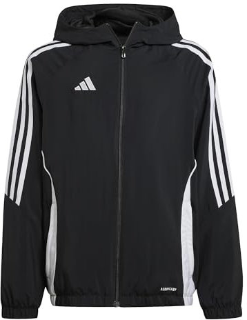 adidas Coupe-vent Tiro 24 pour garçon, Noir/blanc, L