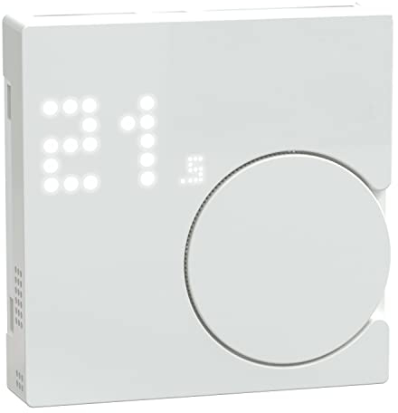 Schneider Electric Merten MEG5779-0325 Smart Home Connected Raumtemperaturregler-MODUL, Unterputz, System M, Energie sparen, kompatibel mit Amazon Alexa und Google Home, Aktivweiß