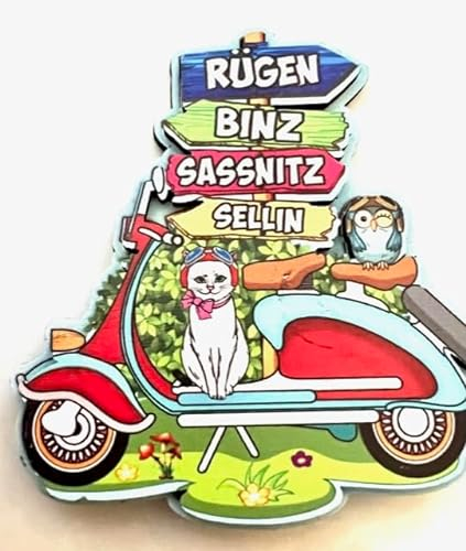 Rügen Magnet Ostsee Souvenir Rügen Fridge Magnet Rügen Geschenk Rügen Holiday Rügen Reise 150823