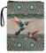 Poceacles Buchumschläge mit Bohemian-Mandala, Kolibri-Druck, für Taschenbuch, Hardcover, Buchhülle für Buchliebhaber, Buchtasche mit Reißverschluss, Aufbewahrungstasche für Teenager, Erwachsene