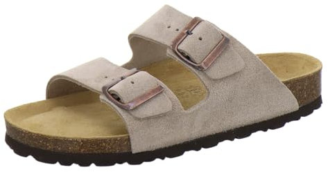 AFS-Schuhe 2100, pantofole da donna alla moda, in vera pelle di alta qualità, Made in Germany, Quarzo, 38 EU