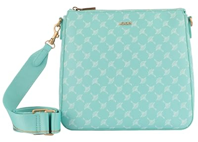 Joop! - Schultertasche Damen, Umhängetasche in Türkis, Handtasche mit verstellbaren Schultergurt