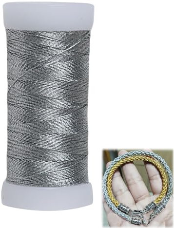 KUEEA Stickgarn Metallic für Maschinenstickerei – Glitzer Polyester Stickgarn Set, Nähgarn für Stickmaschine