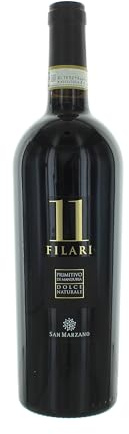 Filari Primitivo di Manduria Dolce Naturale fruchtsüss 2020 (1x 0,75L) | lieblich | Rotwein | Italien | Primitivo