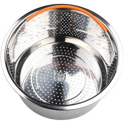 Dämpfen Sie Ihr Lieblingsgemüse bequem mit unserem zuverlässigen Edelstahl-Dampfgarer-Einsatz (21,5 cm Höhe)