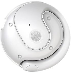 Auriculares pequeños con Bluetooth 5.3 de bola de coco que cuelgan en los auriculares, cancelación de ruido, auriculares inteligentes W4L7